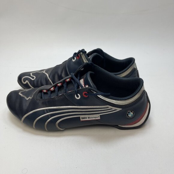 Puma x BMW Motorsport x Future Cat M1 Leather Team Blue Men's Size 10.5 US - Picture 4 of 14